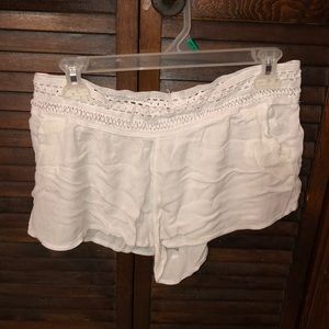 5/$20 white swim cover shorts